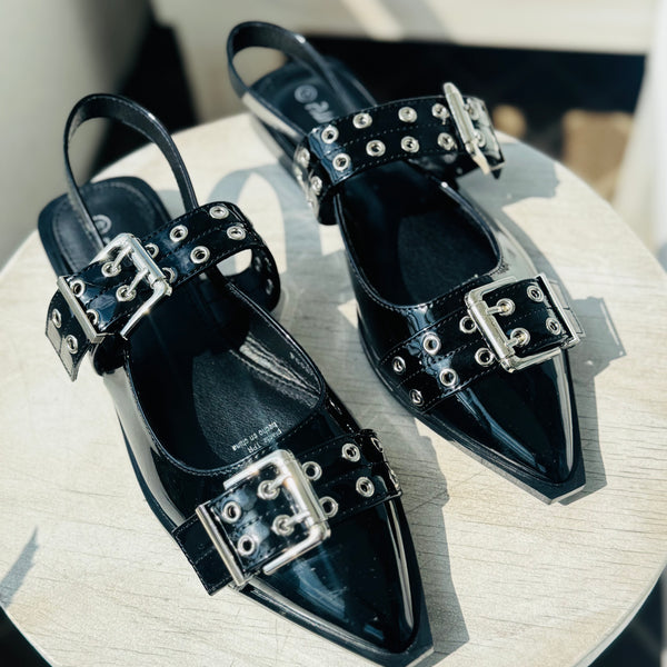 Zapato Abigail negro charol