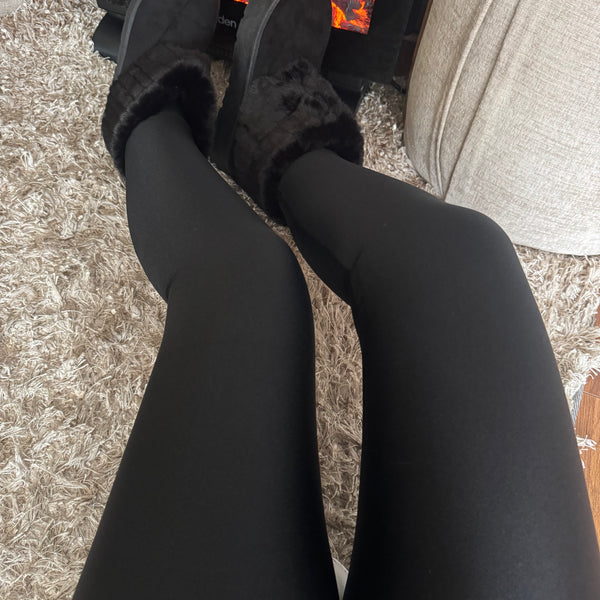 Calza básica negra lycra dupont
