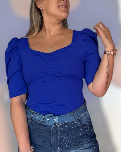 Polera Eva azulino
