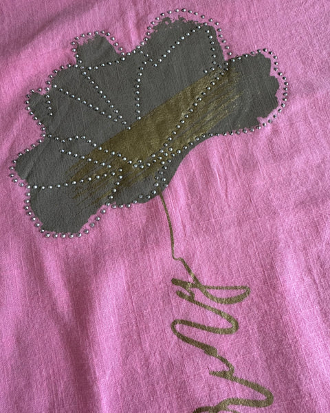 Polera spring rosa neón