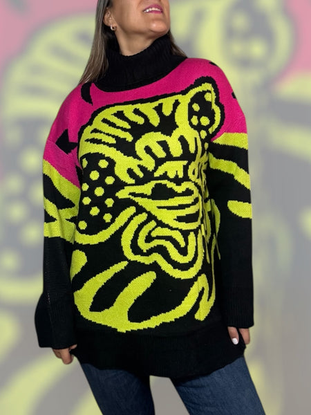 Sweater lana Venecia negro