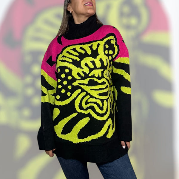 Sweater lana Venecia negro