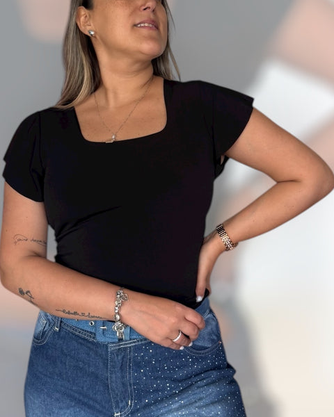 Polera Venecia negro