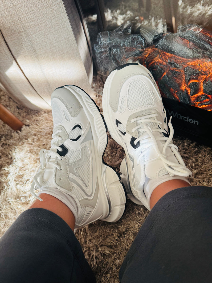 Zapatillas blancas estilo New balance
