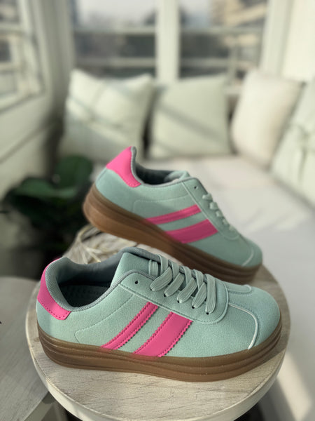 Zapatillas verde agua