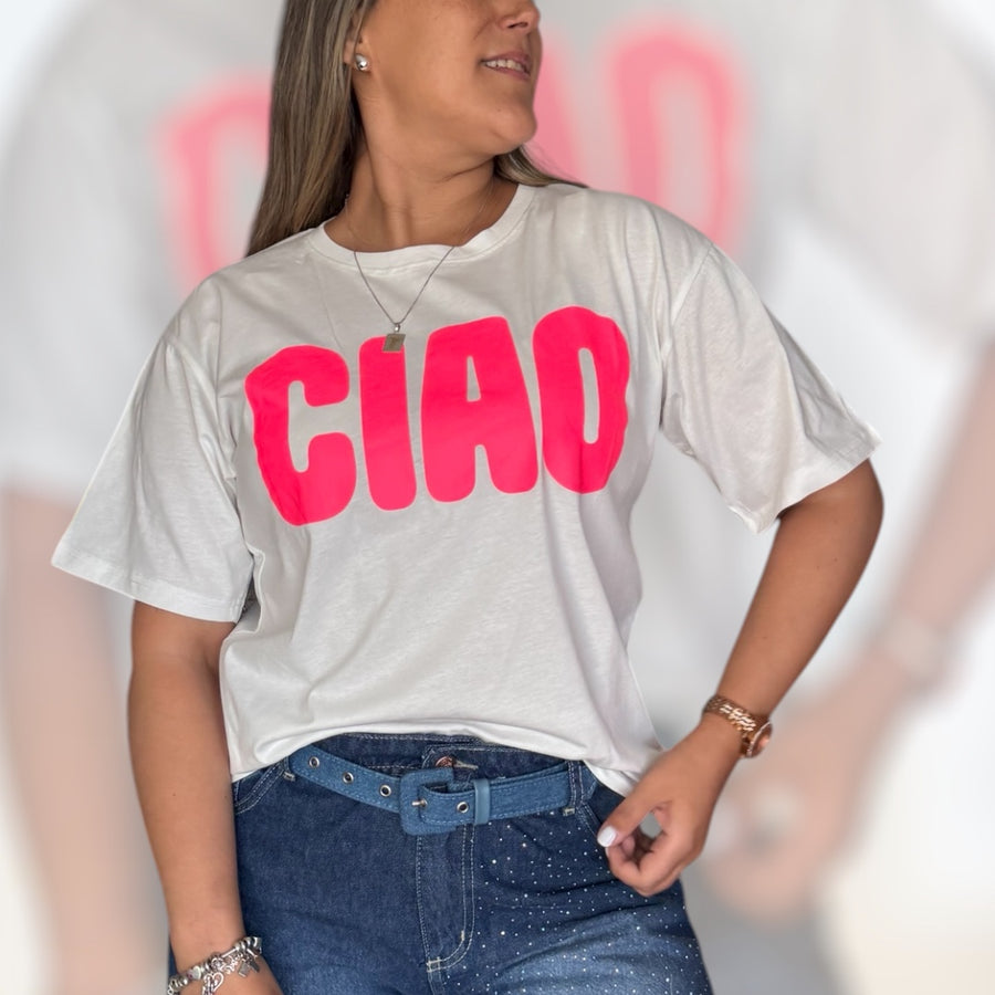 Polera CIAO blanco