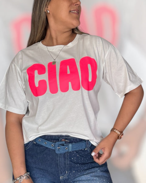 Polera CIAO blanco