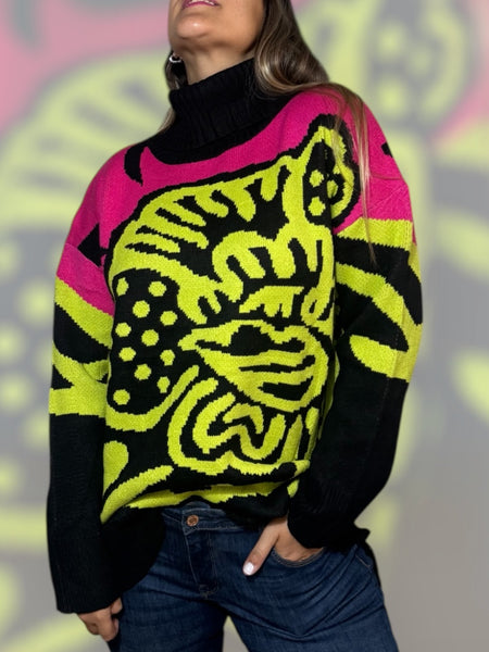 Sweater lana Venecia negro