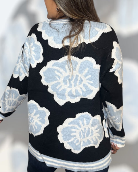 Sweater lana Florida negro