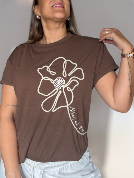 Polera encanto chocolate