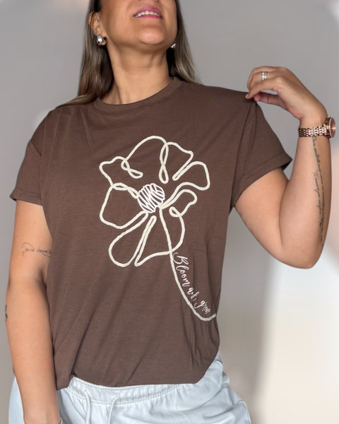 Polera encanto chocolate