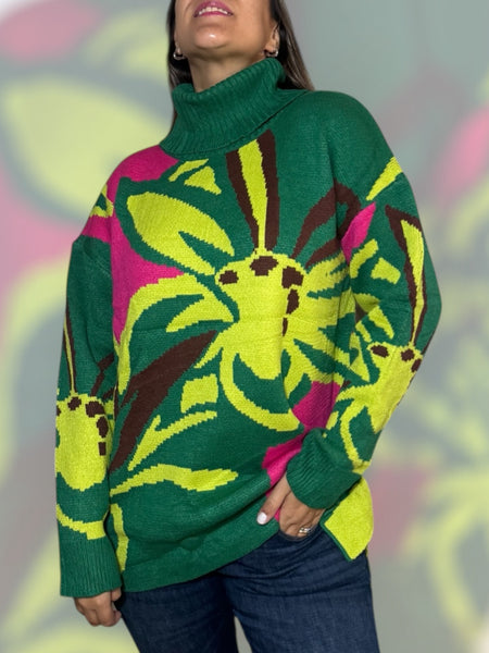 Sweater lana Lima verde