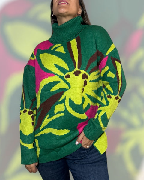 Sweater lana Lima verde
