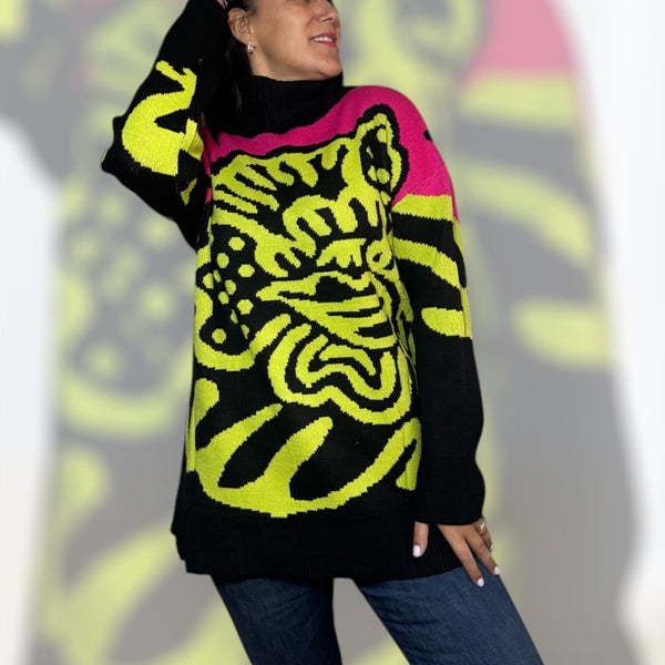 Sweater lana Venecia negro