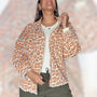 Chaqueta print naranja