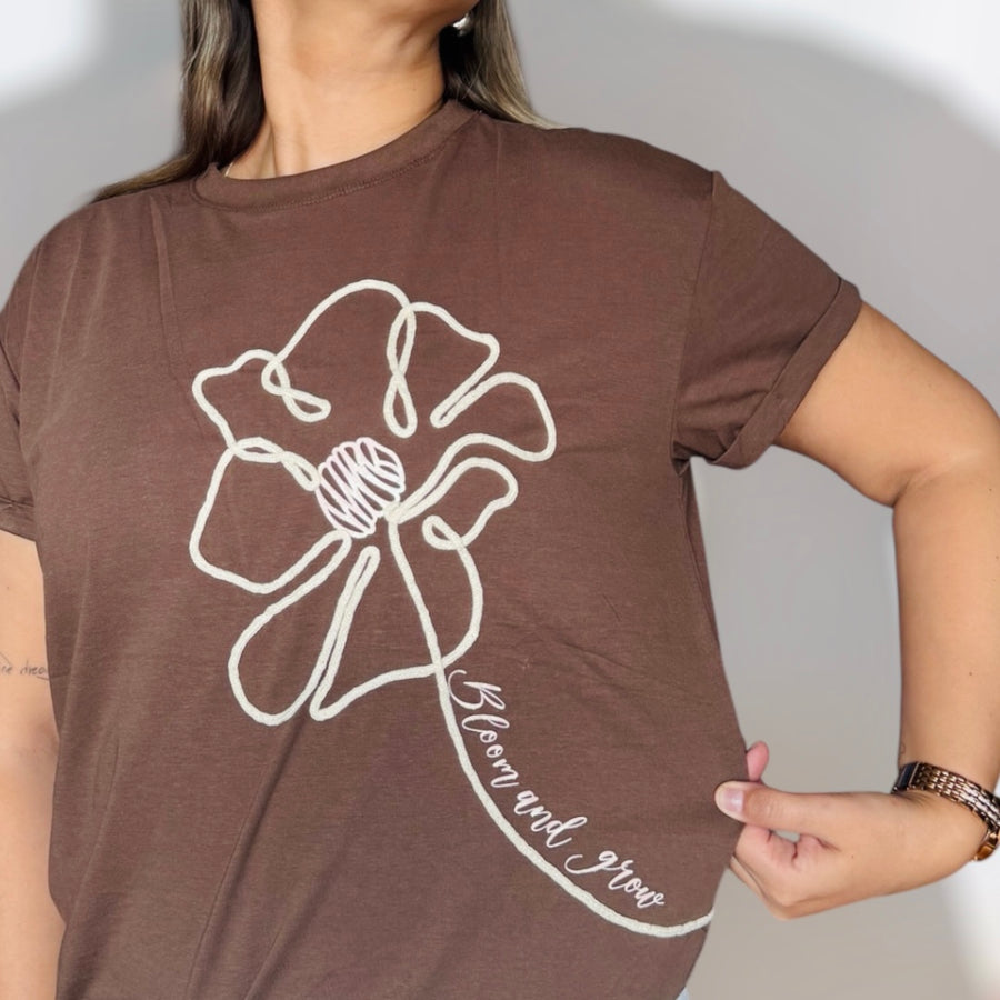 Polera encanto chocolate