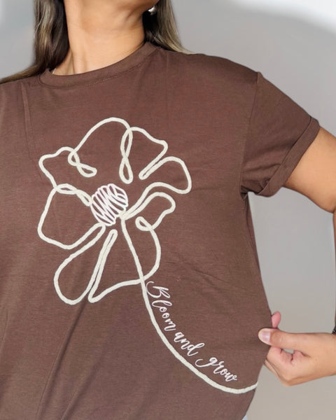 Polera encanto chocolate
