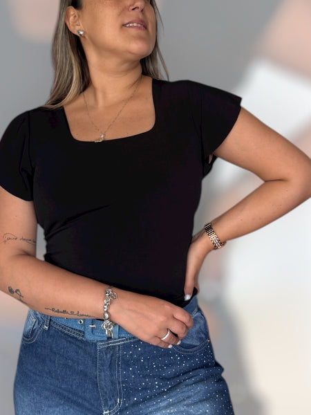 Polera Venecia negro