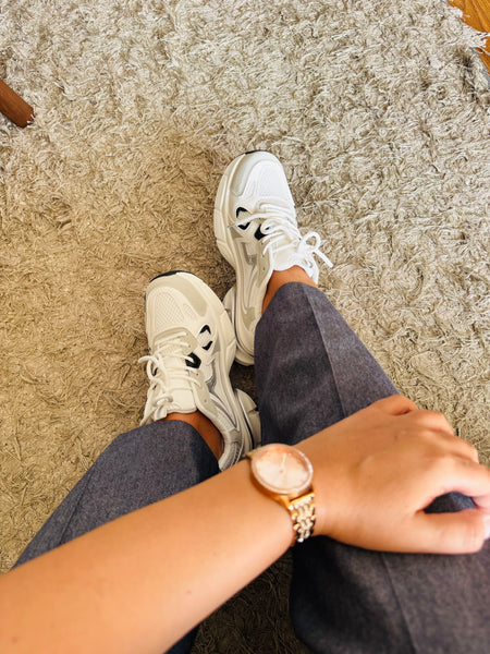 Zapatillas blancas estilo New balance