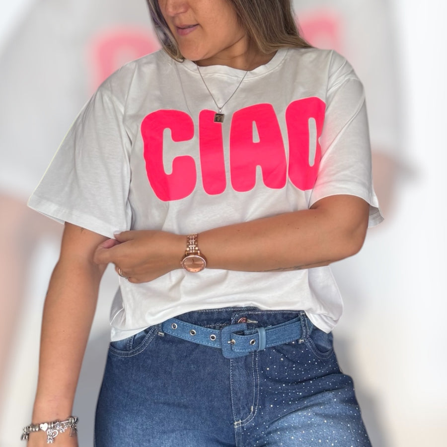 Polera CIAO blanco