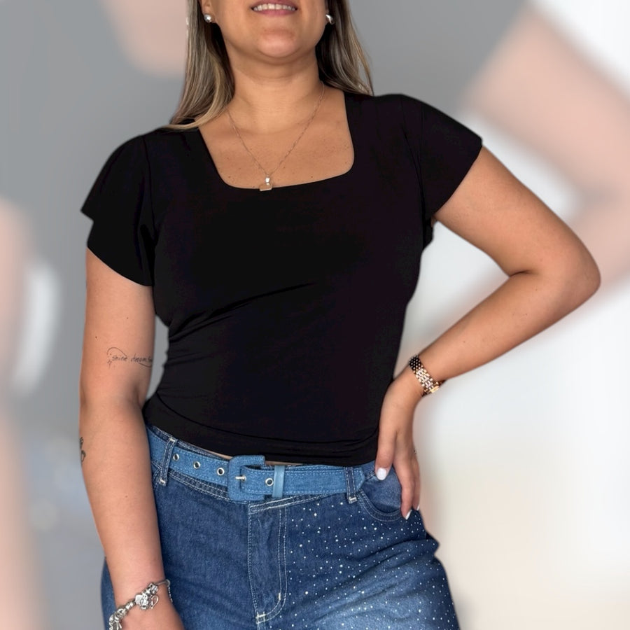 Polera Venecia negro