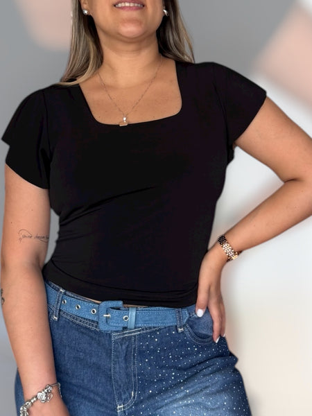 Polera Venecia negro