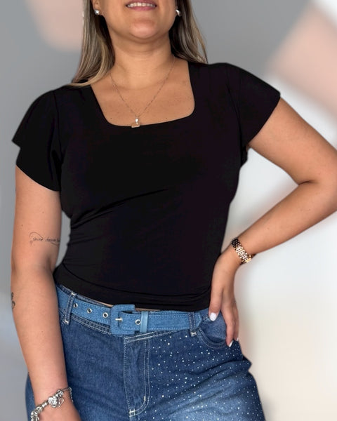 Polera Venecia negro