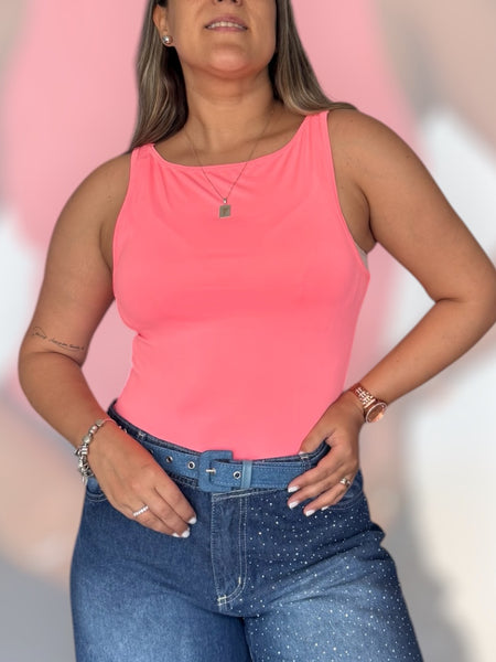 Polera Anastacia coral