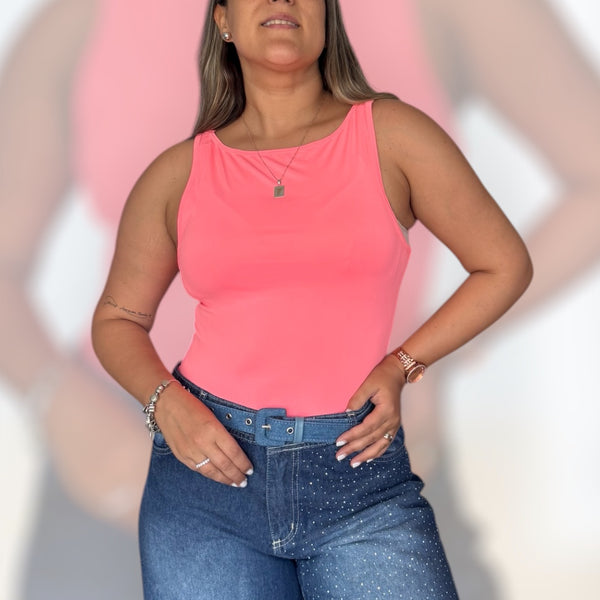 Polera Anastacia coral