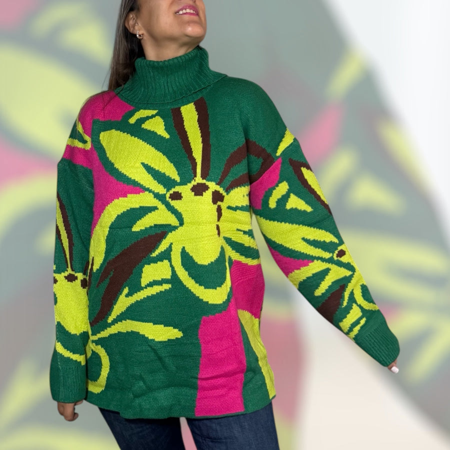 Sweater lana Lima verde