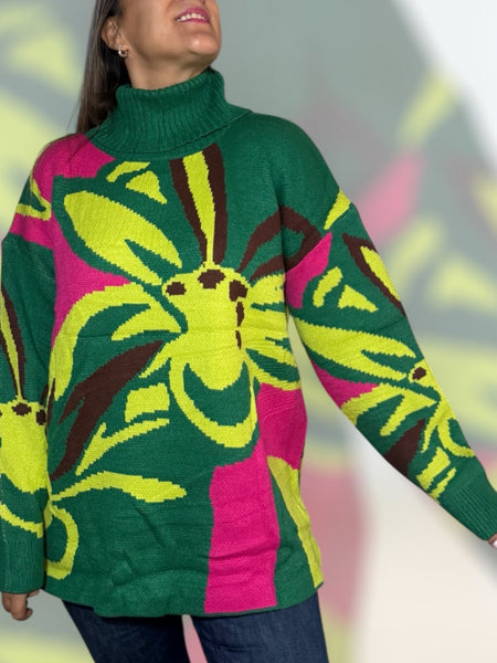 Sweater lana Lima verde
