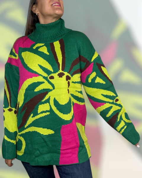 Sweater lana Lima verde