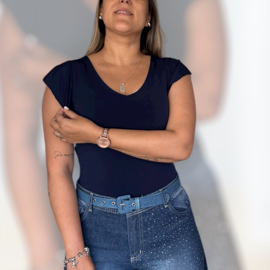 Body Carla azul marino