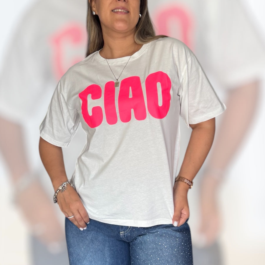 Polera CIAO blanco