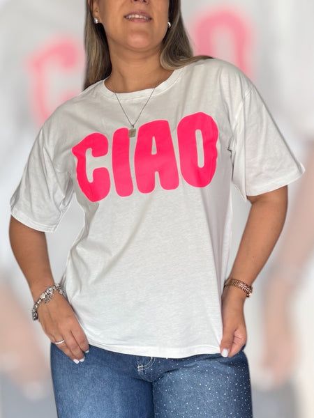 Polera CIAO blanco