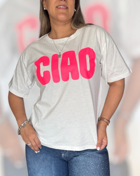 Polera CIAO blanco