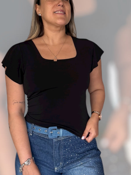 Polera Venecia negro