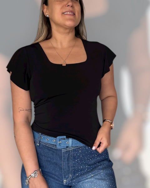 Polera Venecia negro