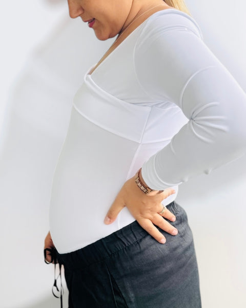 Polera Nápoles blanca