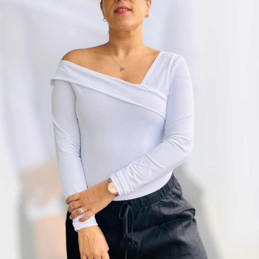 Polera Nápoles blanca