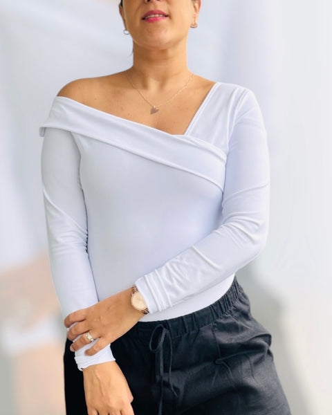 Polera Nápoles blanca