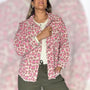 Chaqueta print fucsia