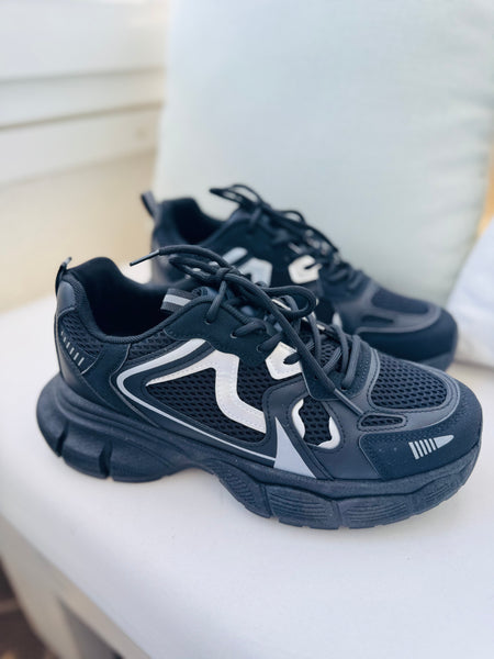 Zapatillas negras estilo New balance