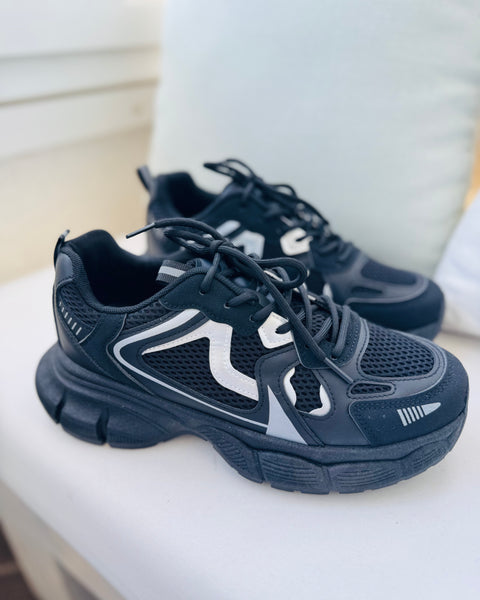 Zapatillas negras estilo New balance