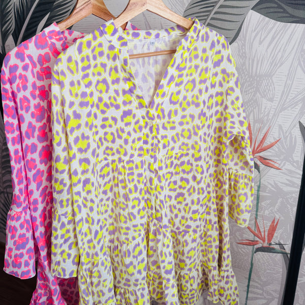 Vestido verano feliz amarillo