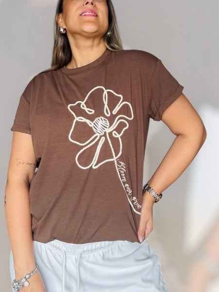 Polera encanto chocolate