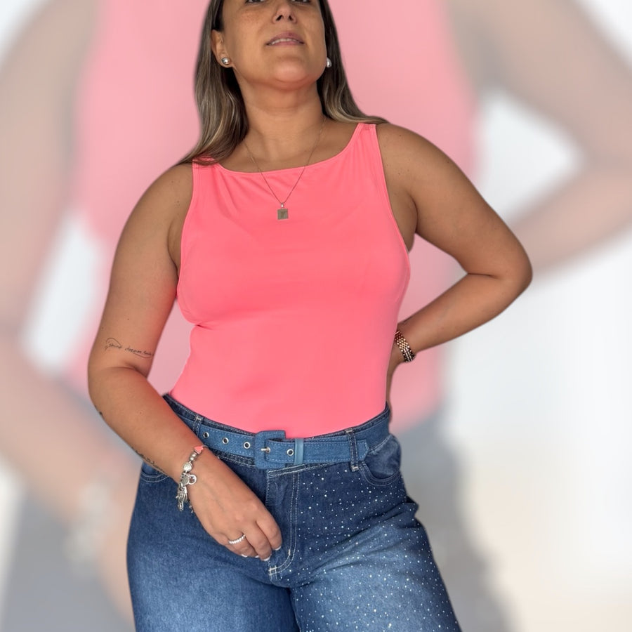 Polera Anastacia coral