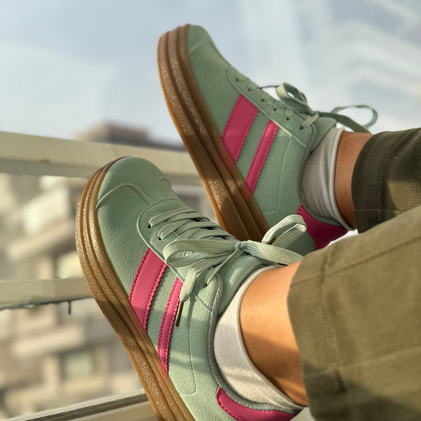 Zapatillas verde agua