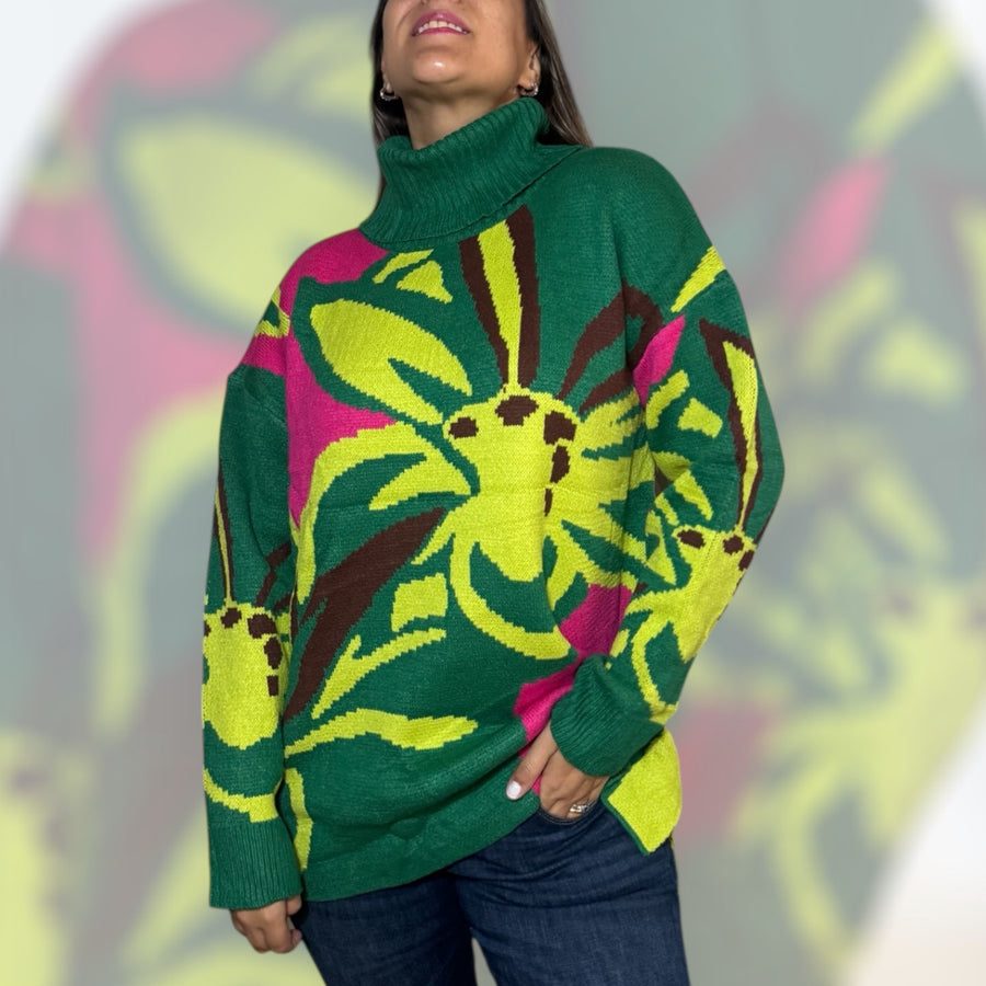 Sweater lana Lima verde