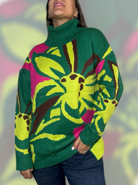 Sweater lana Lima verde